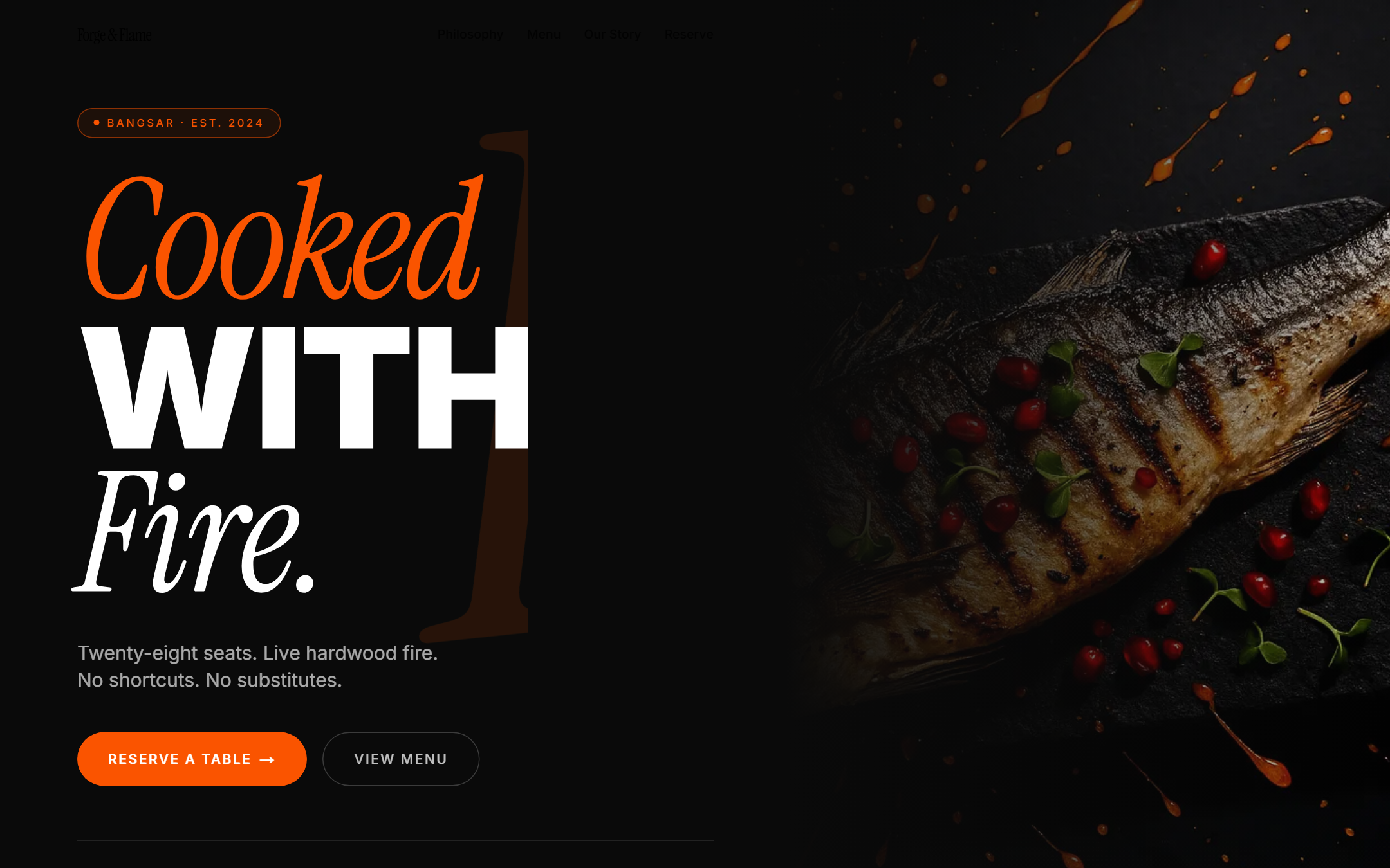 Pulse template — live site, top of page